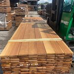 Ca. 64 Prime Guyana Ipé hardhouten planken geschaafd , 21x145mm, lengt